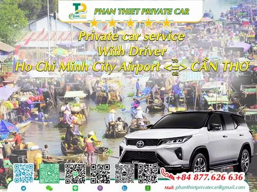 Private Car From Ho Chi Minh City <=> Can Tho (private car with driver)